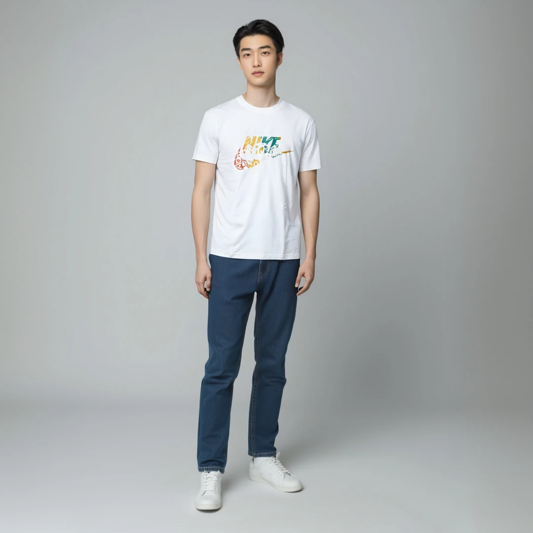 夏季圆领情侣款云柔水光T打底衫T恤休闲(609)