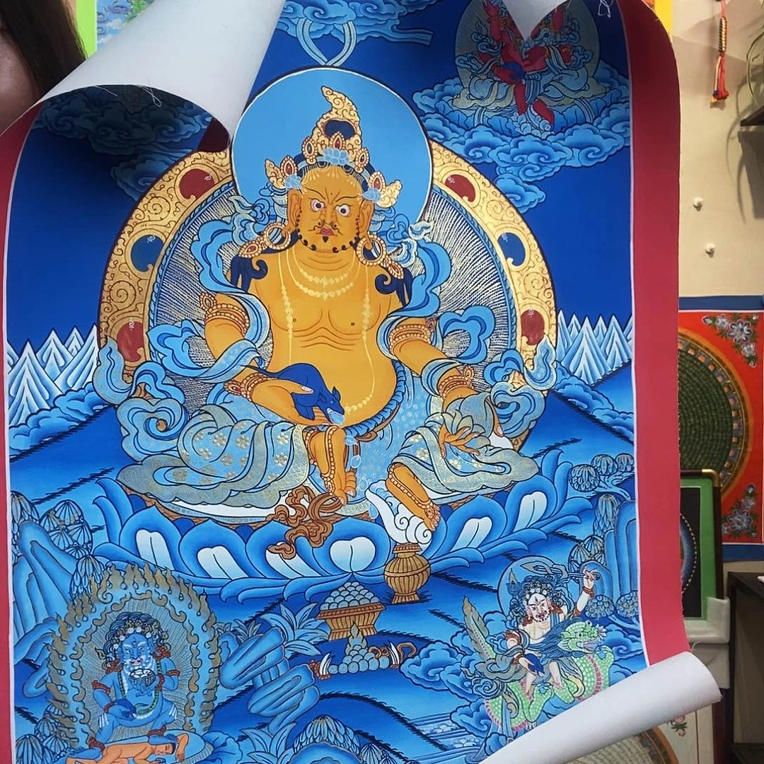 吊坠纯手绘唐卡40/60