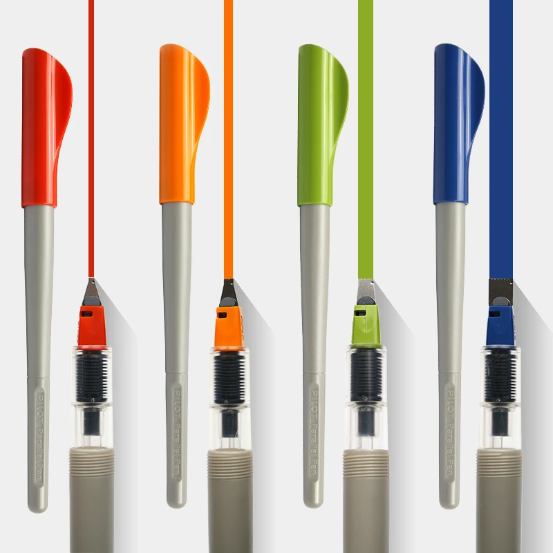 百乐 Parallel平行钢笔美术工鸭嘴特殊字体英文书法绘画