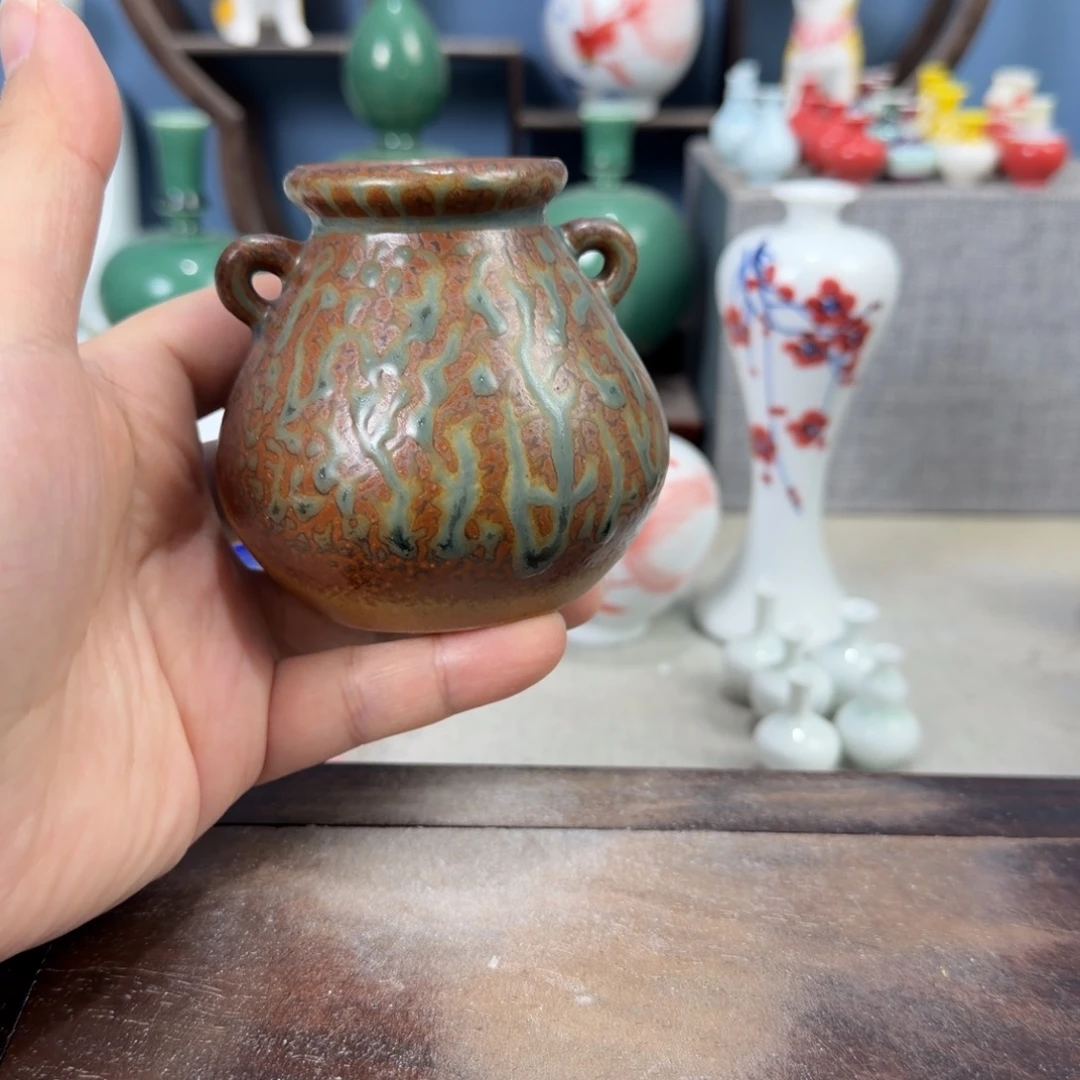 陶瓷手工小花器摆件
