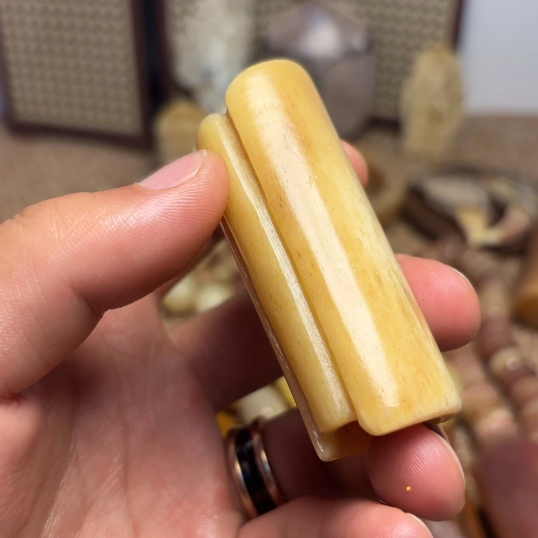 木质类驼骨手工升官发财