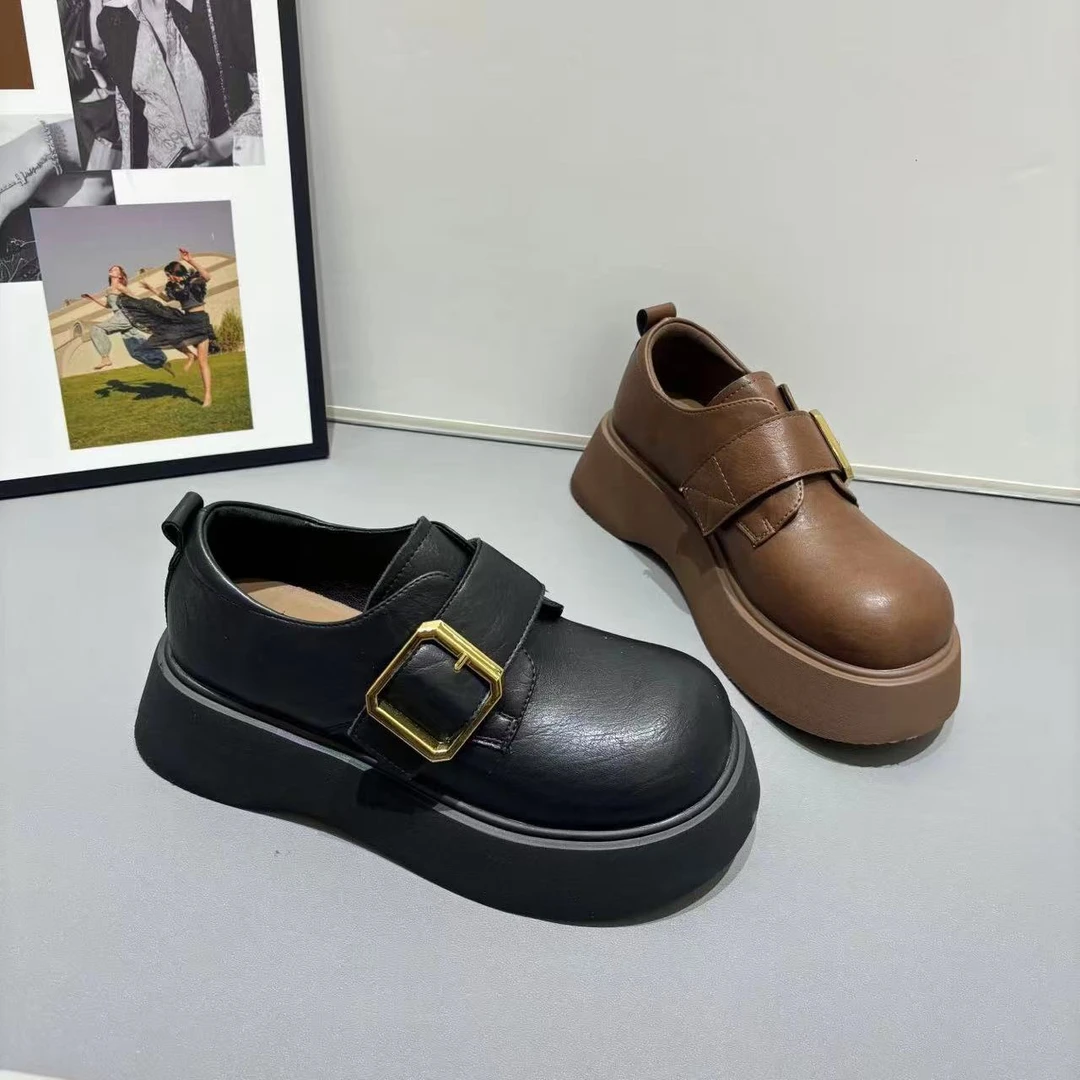 秋休闲款法式女新款百搭软底豆豆鞋单鞋M98-1201