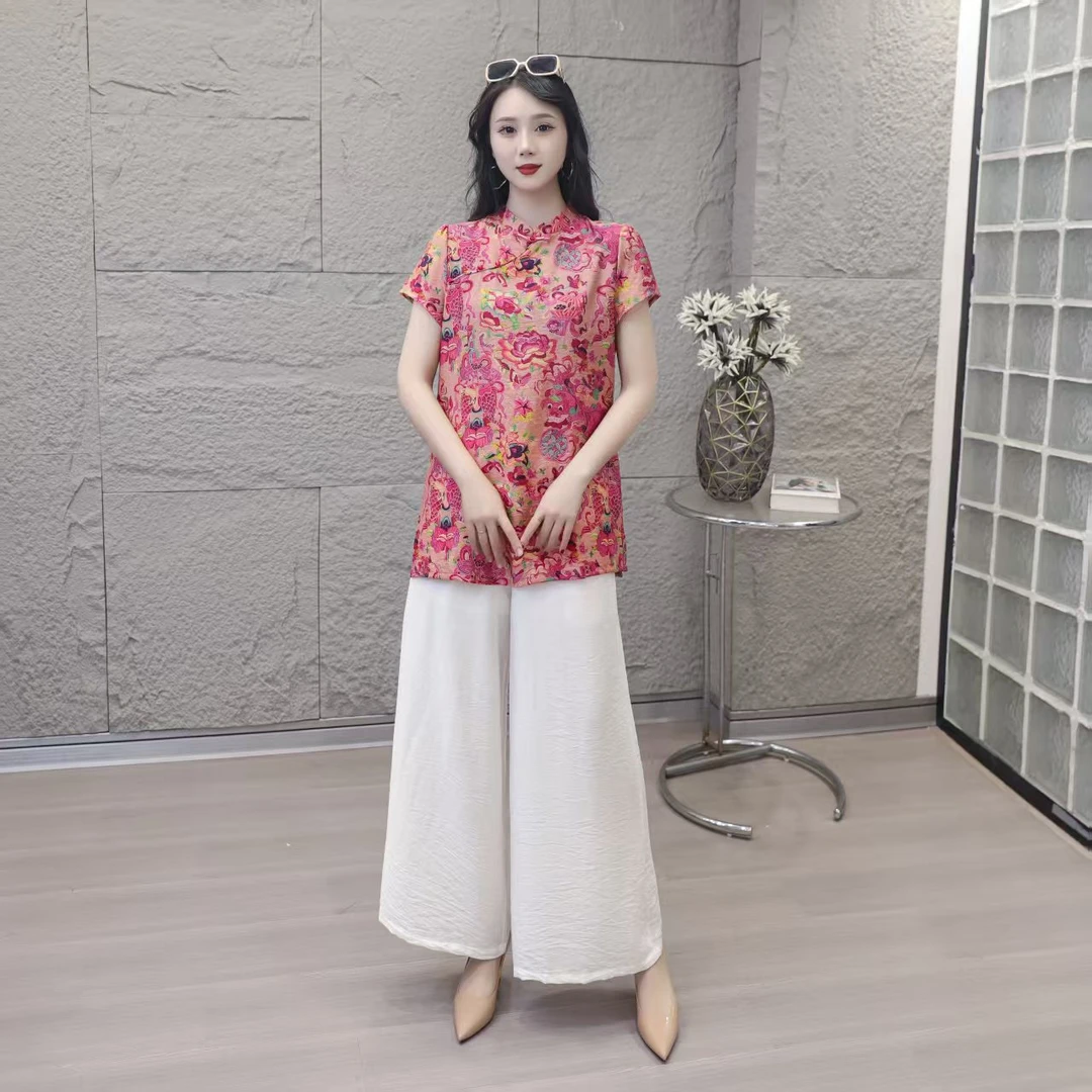 550款时尚气质夏季新中式上衣