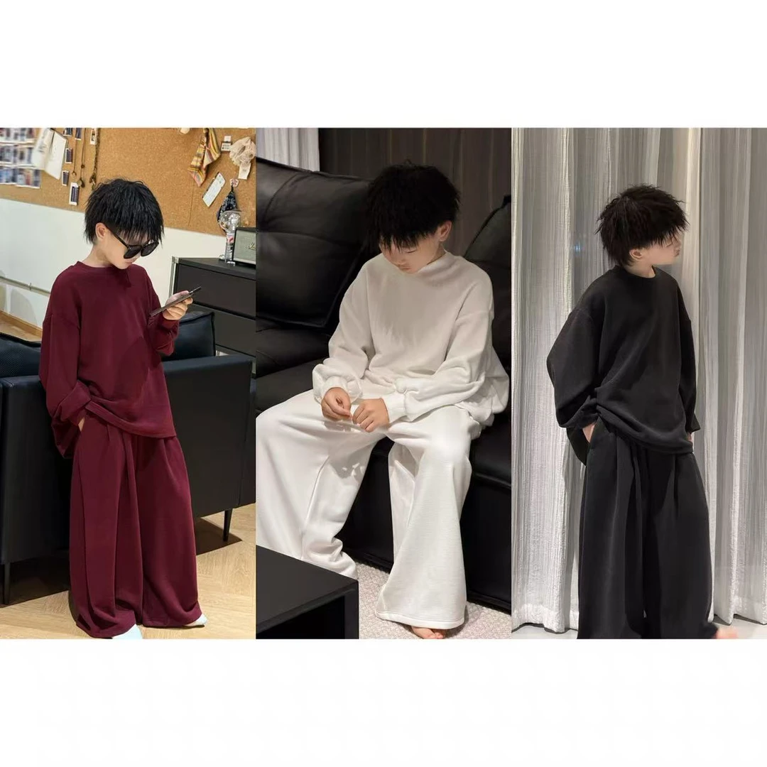 THE LUHAN【征服自由】秋季慵懒舒适亲子中大男童套装25709