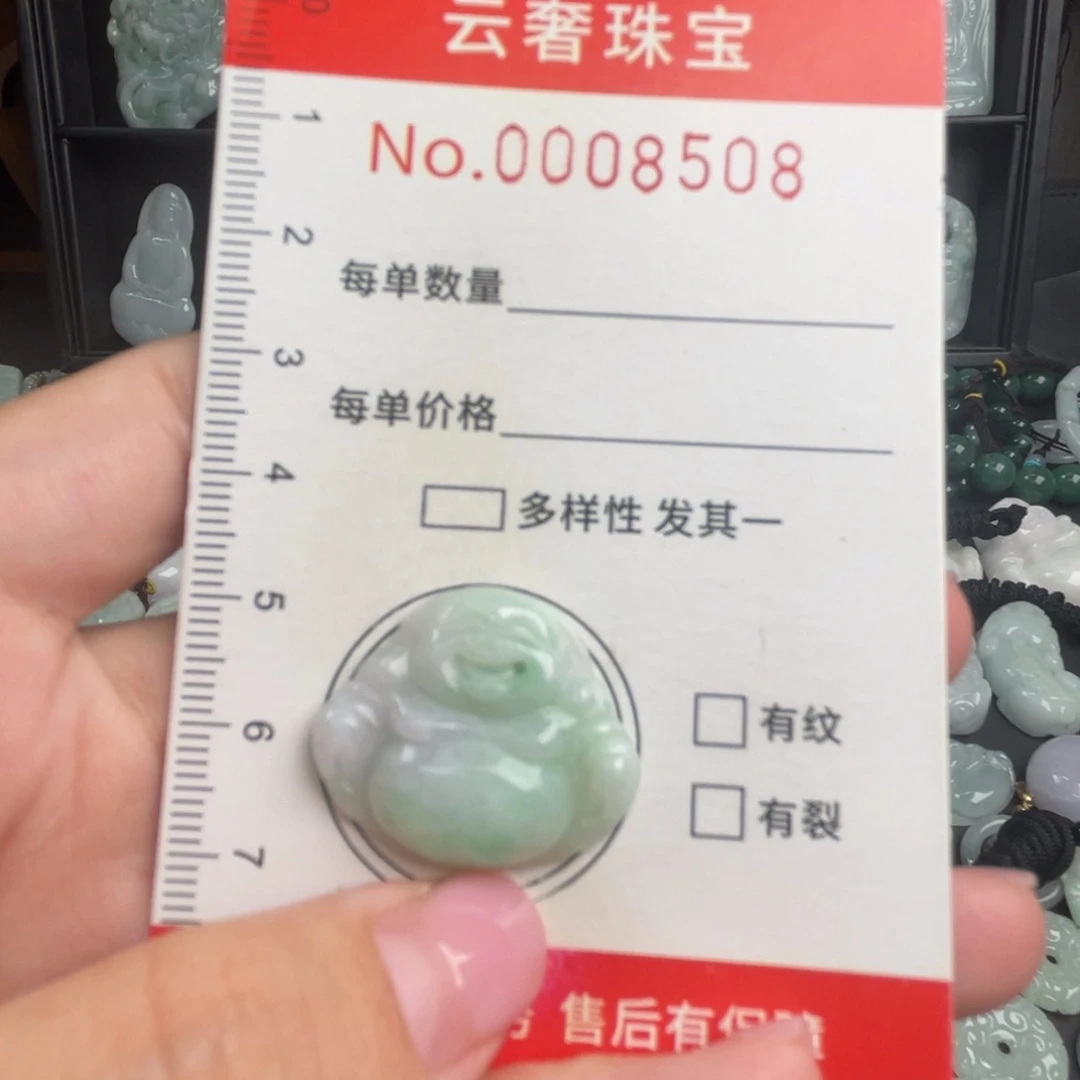 吊坠(不含链)未镶嵌翡翠微瑕