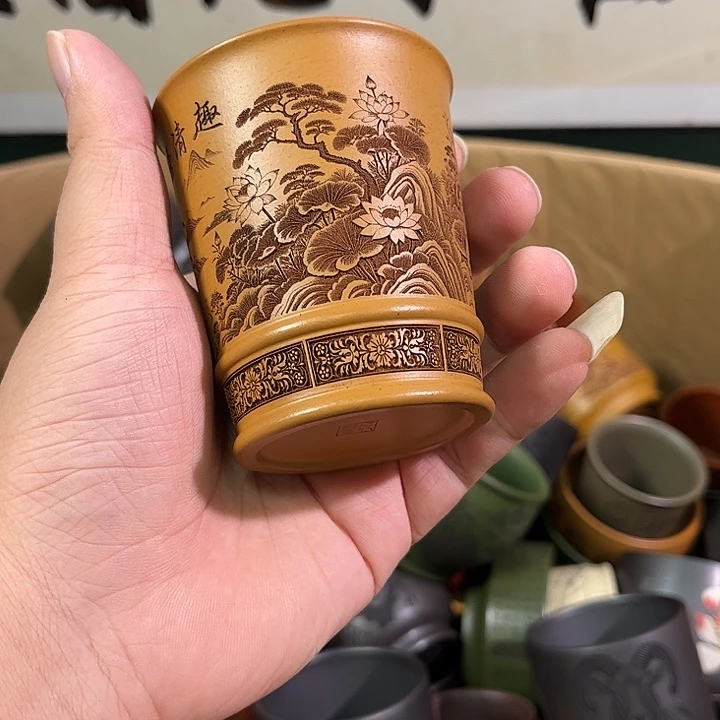 茶杯紫砂全手工紫砂主人杯
