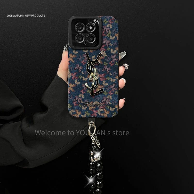 汇客凡品【小米14/14Pro】潮牌网红复古蝴蝶防摔手机壳女款