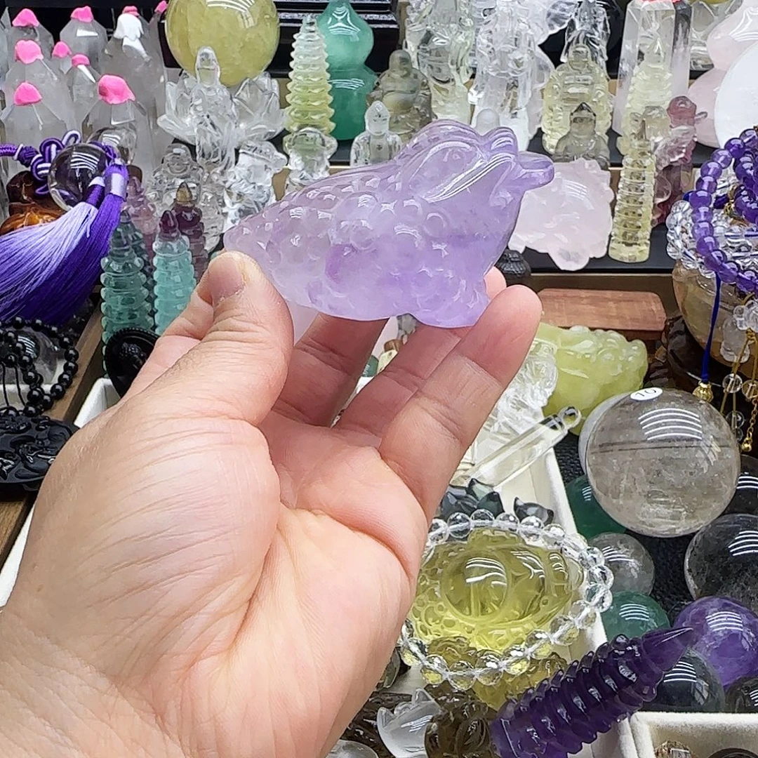 水晶未镶嵌车挂摆件