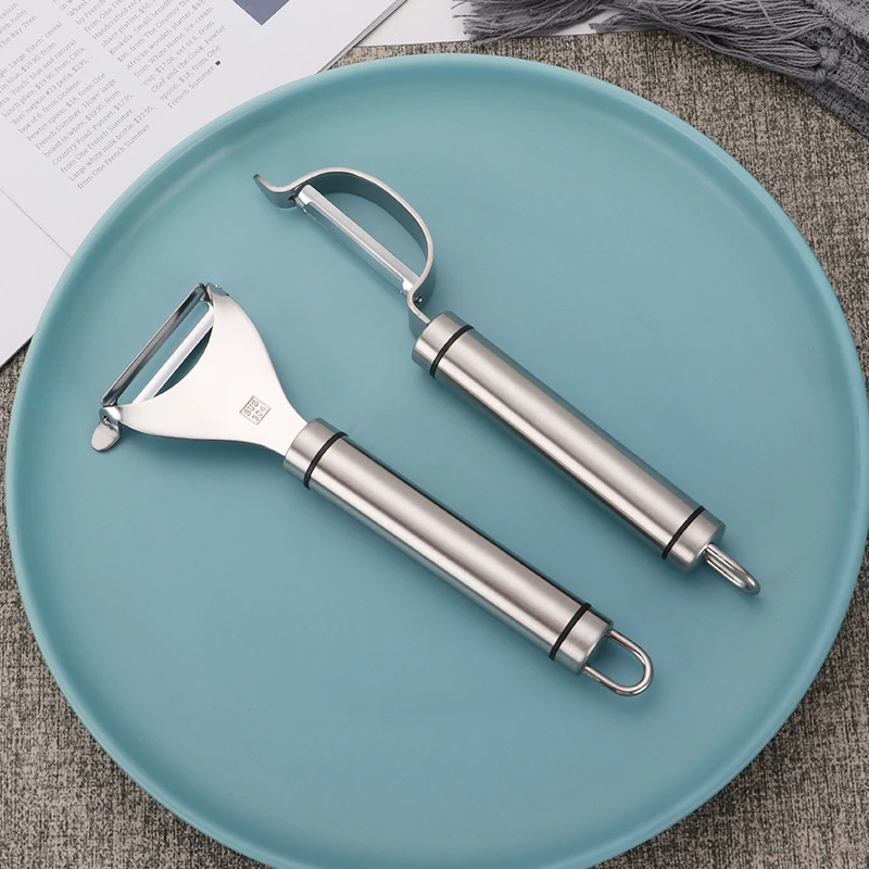 304不锈钢削皮刀苹果削皮器多用途瓜刨去土豆眼果刨家用厨房工具