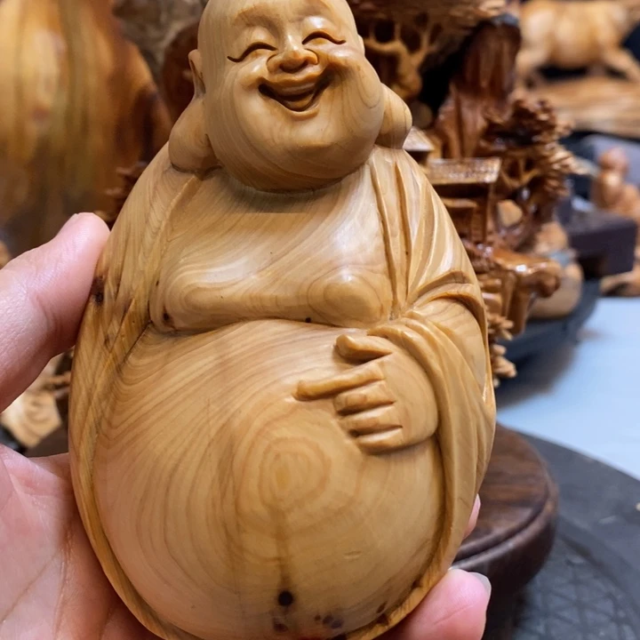 柏木工艺品摆件制作
