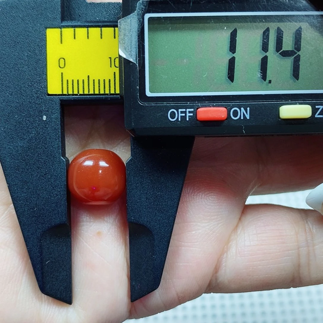 南红玛瑙单珠未镶嵌卡11老型