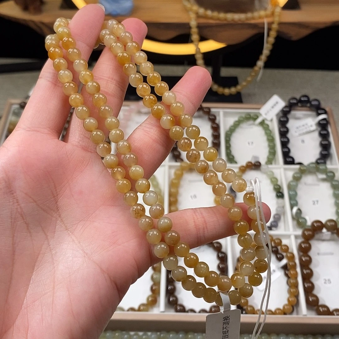 和田玉（糖玉）未镶嵌手链