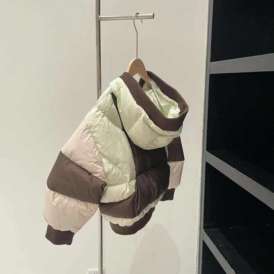 秋冬短款羽绒服浅绿色 6518宸系