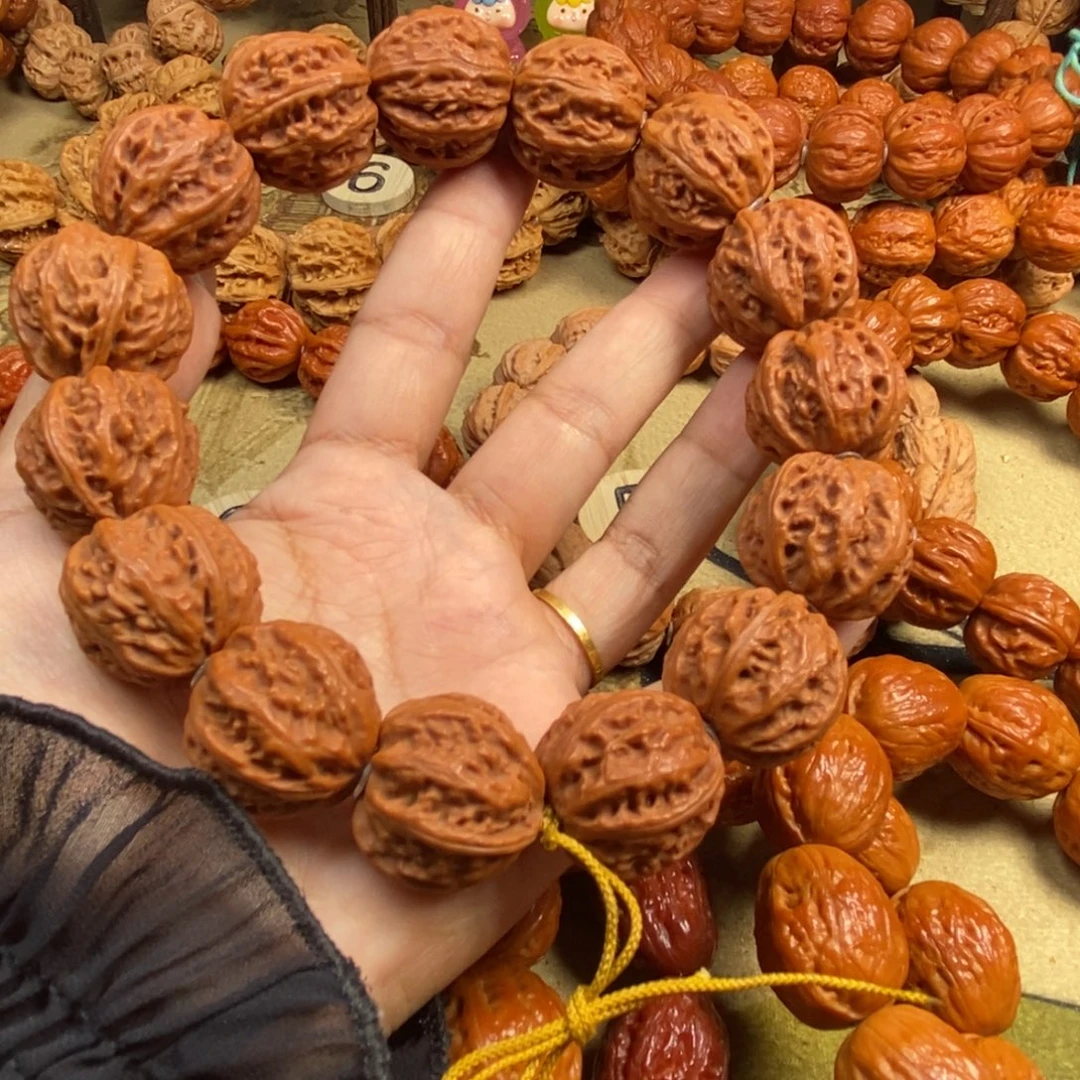 文玩核桃吊坠麻花八棱文玩核桃