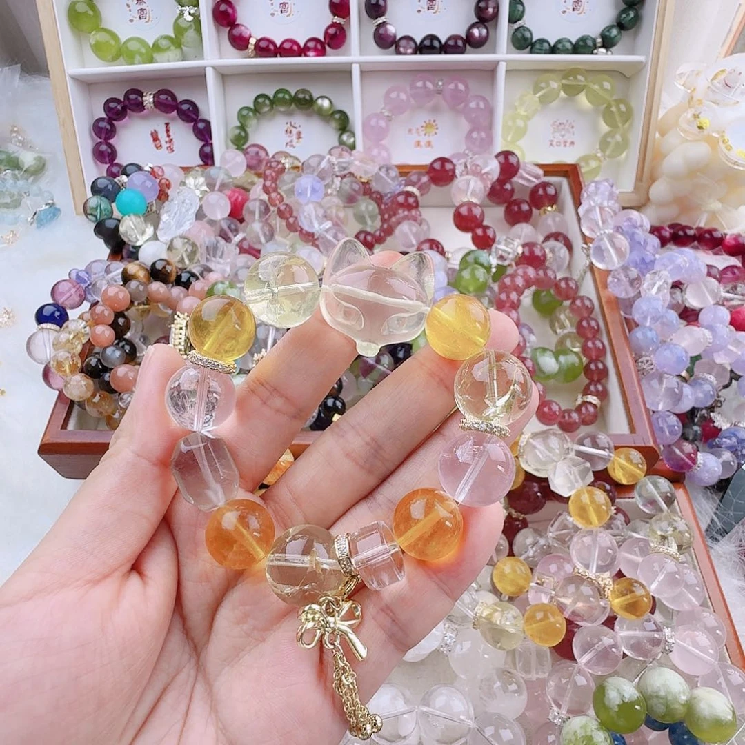 水晶手链未镶嵌水晶