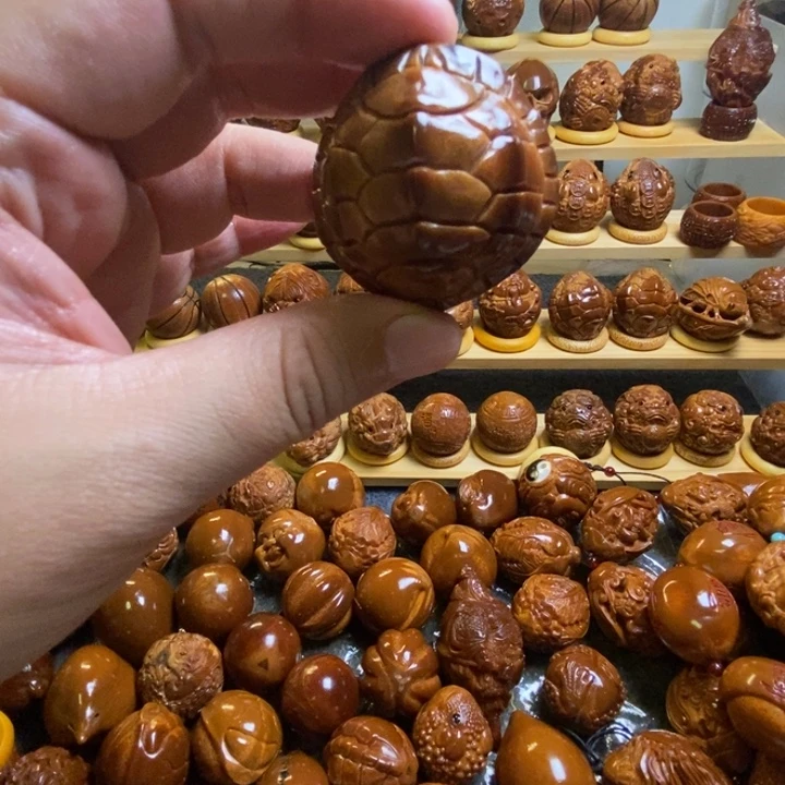 *****把件橄榄核巴西进口大橄榄哥财神龟壳