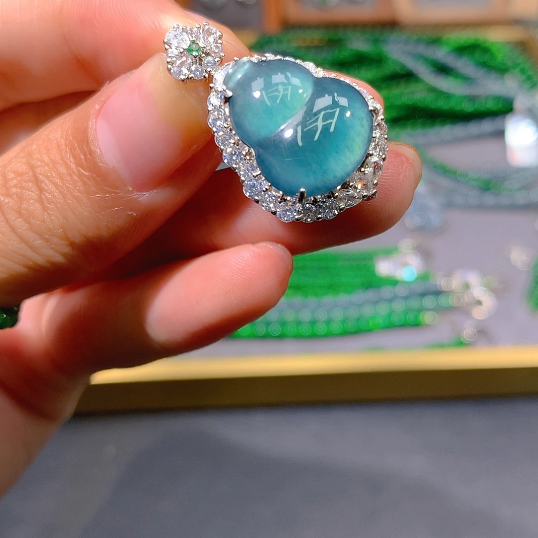 翡翠戒指未镶嵌天然翡翠