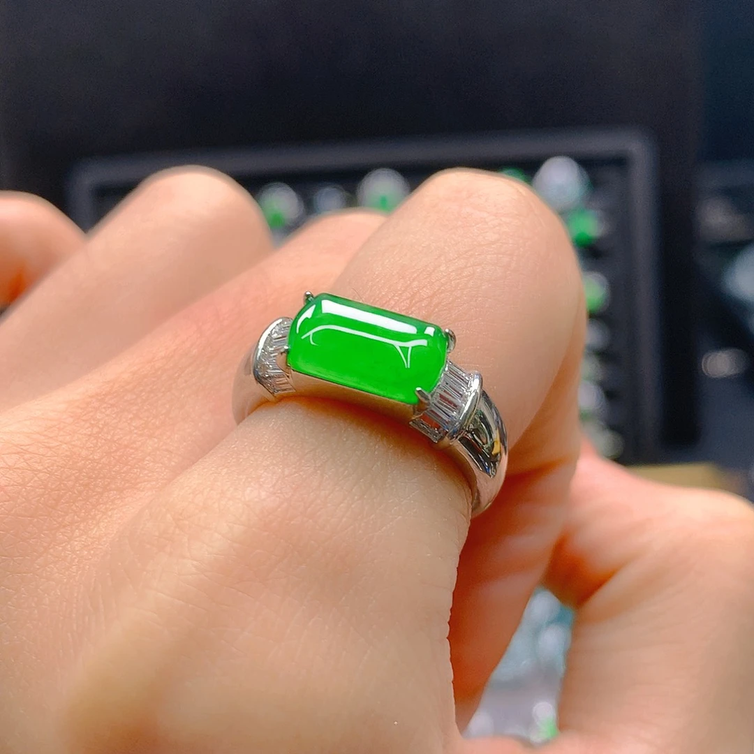 未镶嵌戒指翡翠天然翡翠