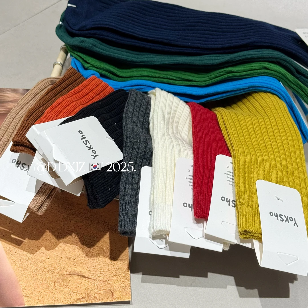 【4月9号夏款来袭】夏季上新男女童可用百搭款韩系中筒袜 XKWZ001