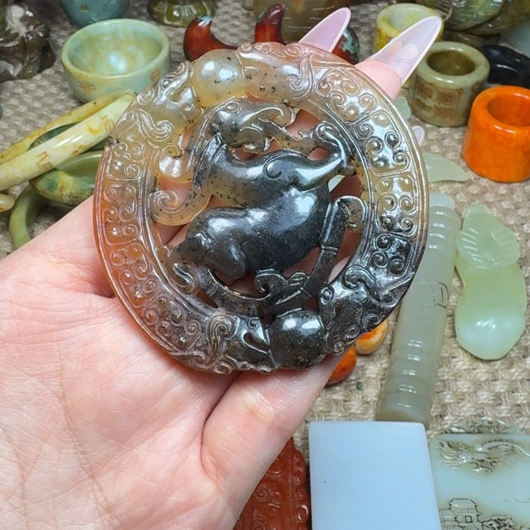 白玉菩提吊坠挂件