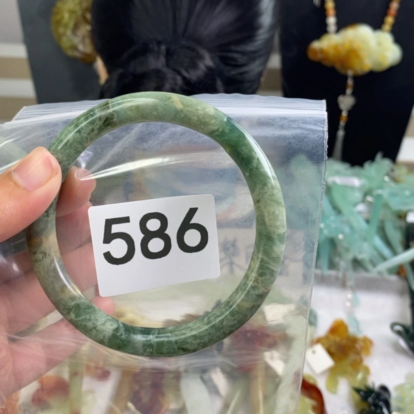 【闪购商品】岫玉发饰未镶嵌云*