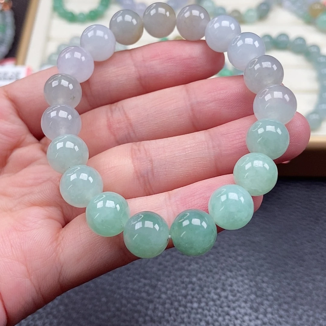 翡翠未镶嵌手链卡10
