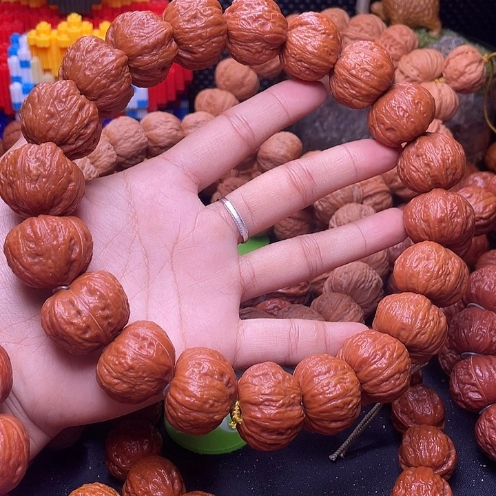 超***酱文玩核桃手串元宝