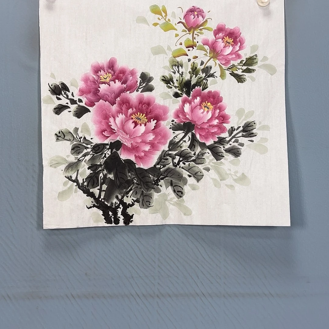 国画852 牡丹一如你初