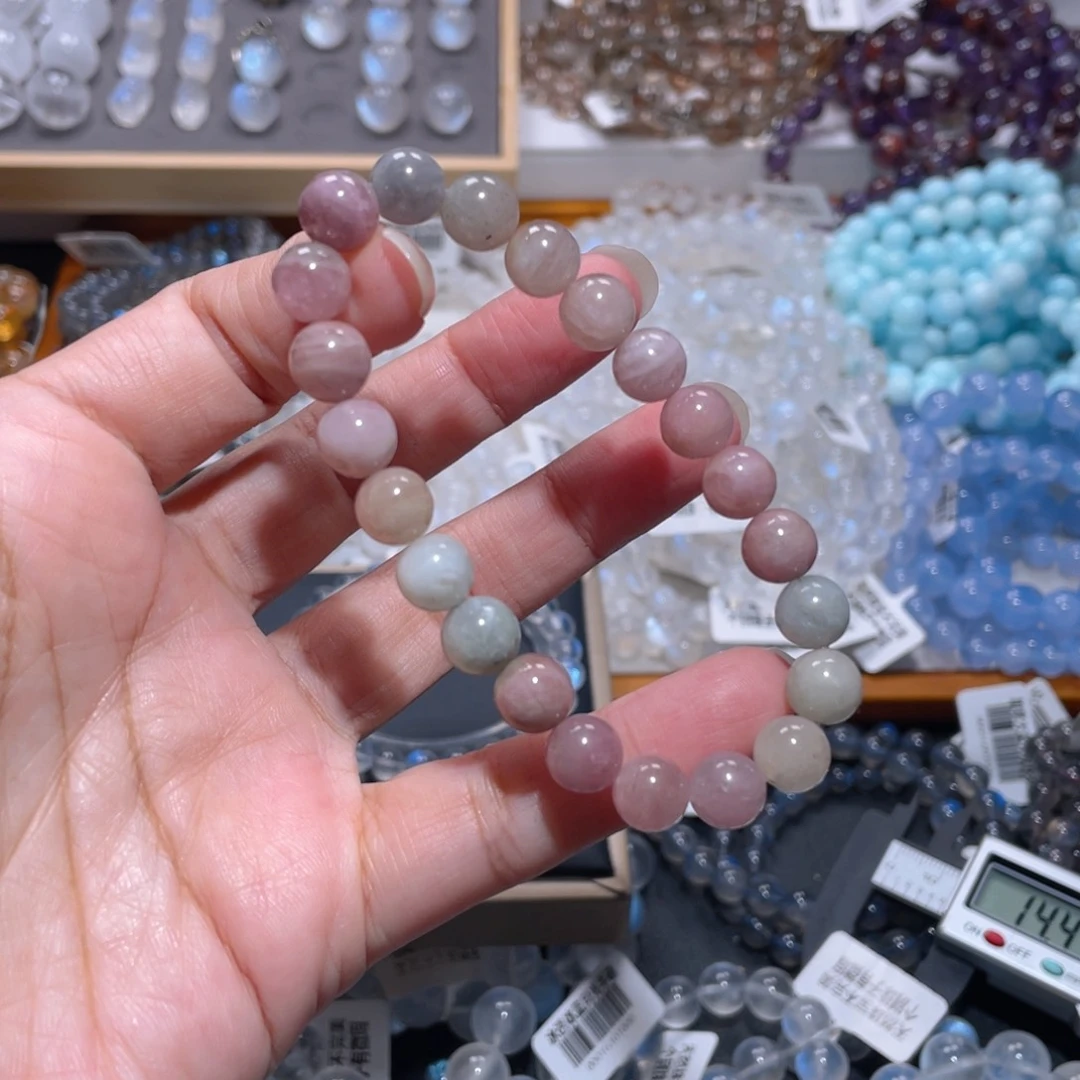 水晶手链未镶嵌马拉龙碧玺手链8.6mm