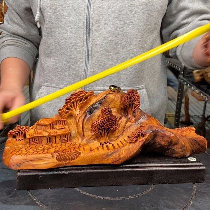 柏木（崖柏）山水倒流香送两盒香