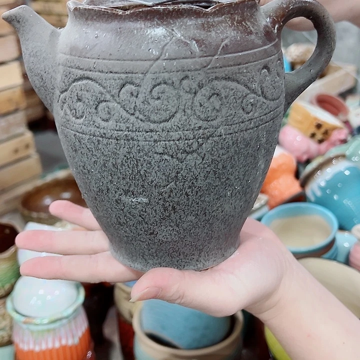 有孔，凑单福利满10元发货陶瓷多肉花盆！