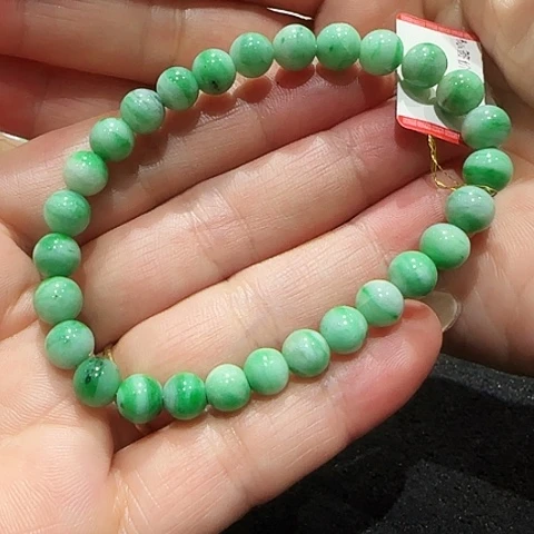 翡翠未镶嵌手链天然翡翠