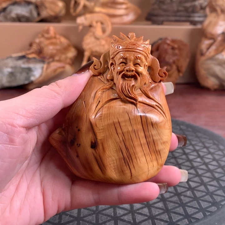 柏木（崖柏）根雕手把件