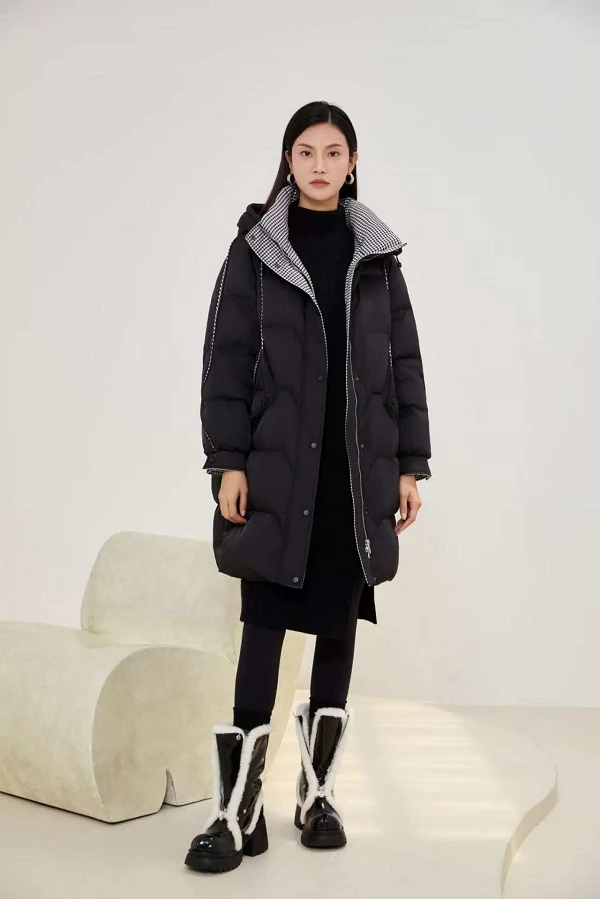 【COCO MARKIE】冬季欧版时尚气质长款鹅绒服YPH6899