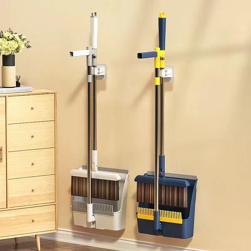 加厚折叠旋簸箕转扫把组合软毛扫把头不粘头发扫地笤帚简约好用