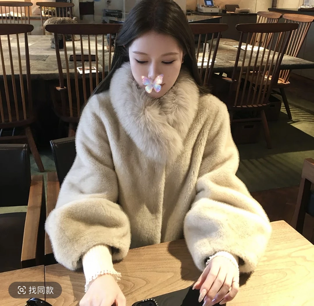 短款保暖短款立领大衣秋冬网红女士短外套时尚