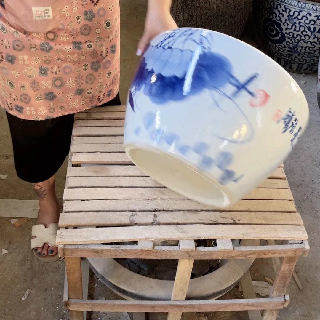 瓷片圆口金玉满堂40.88899