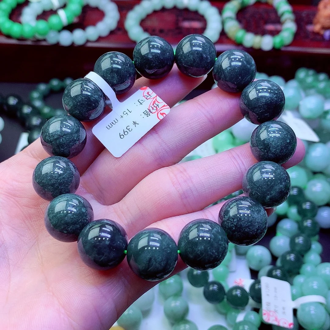 翡翠未镶嵌毛衣链