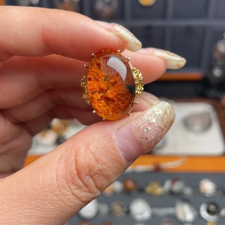水晶戒指银S925镶嵌11111111