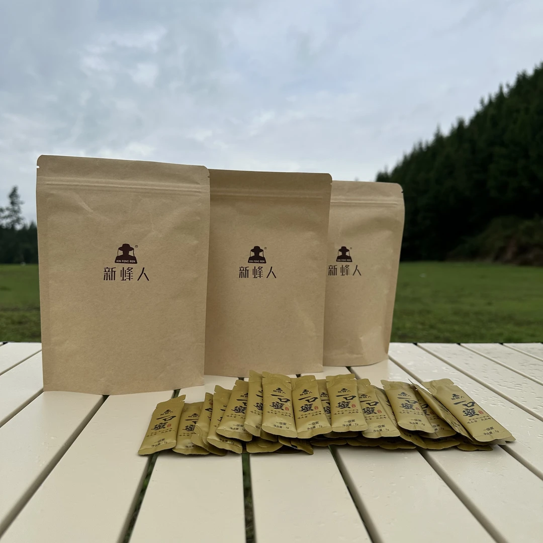 【新蜂人】原始生态纯正天然土蜂蜜便携百花蜜一口蜜拍二发三