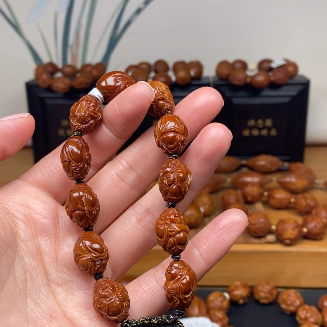 手串橄榄核一青老师十小财弥