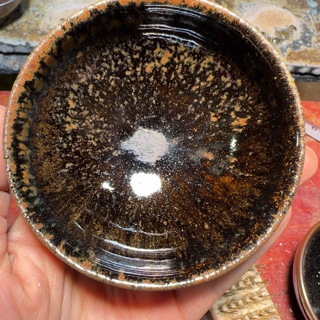 柴烧建盏茶盏茶杯811