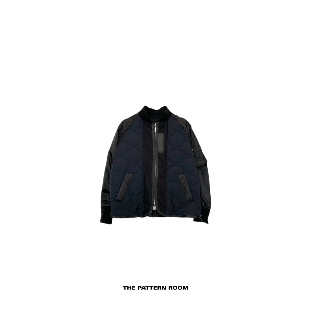 The pattern room | 多元锁温机能飞行夹克拼接棉服