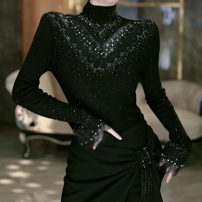 10-14【芭提雅千金】重工时尚气质百搭上衣