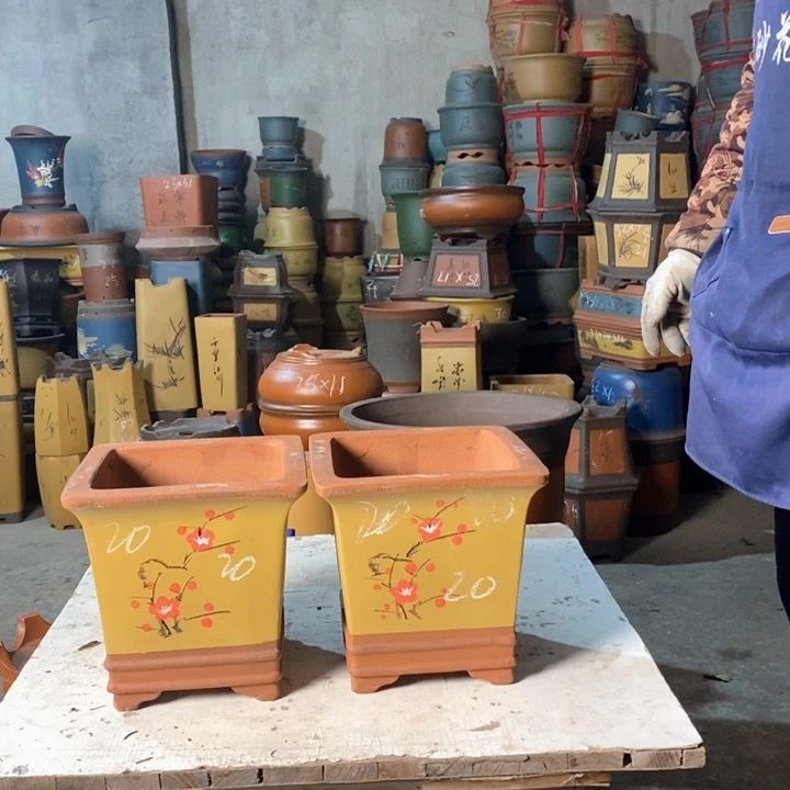 紫砂花盆紫砂花盆