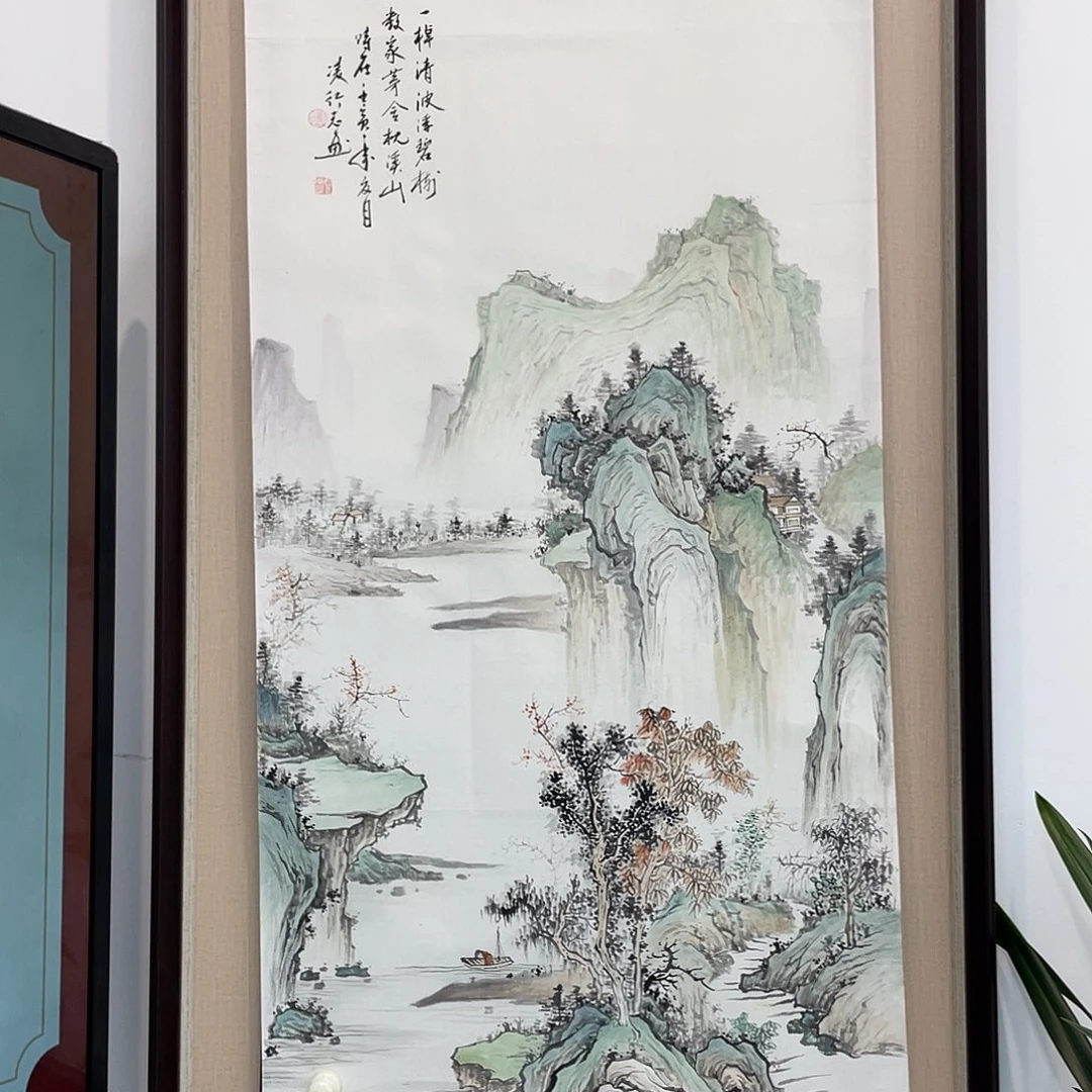 国画凌行志老师手绘国画精品