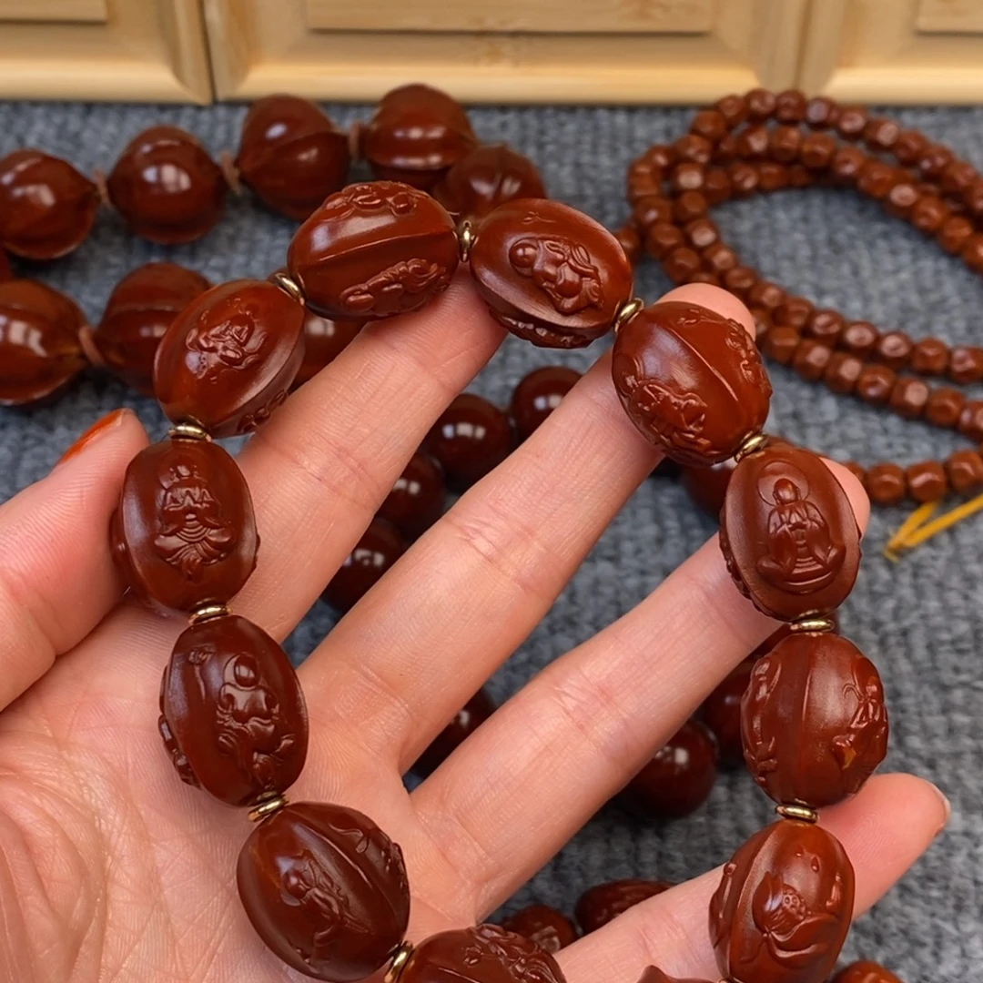 大***…手串/手链橄榄核三面无相