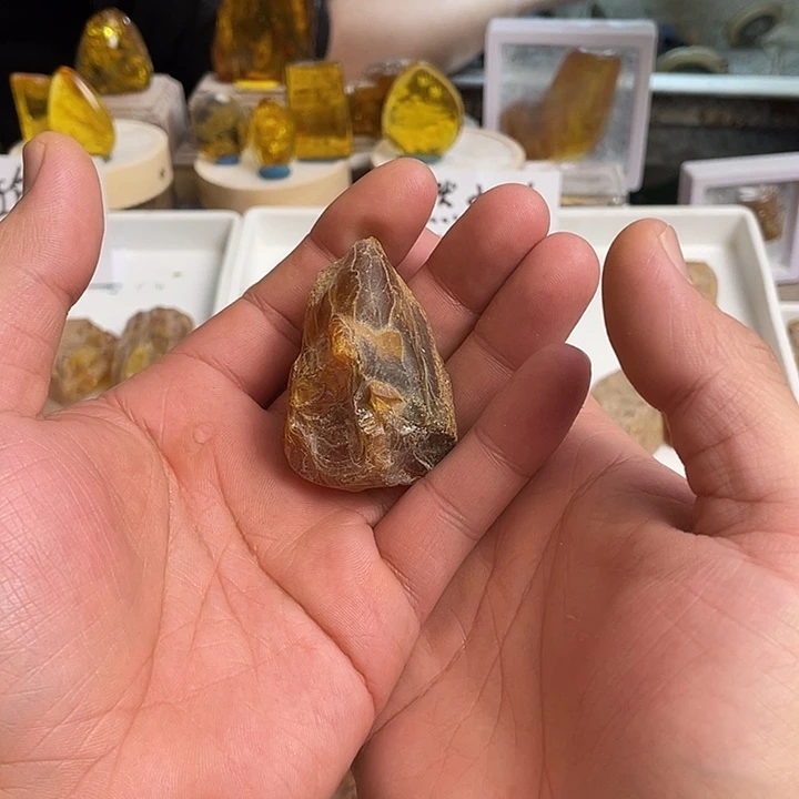 J***s定制琥珀未镶嵌天然琥珀蜜蜡