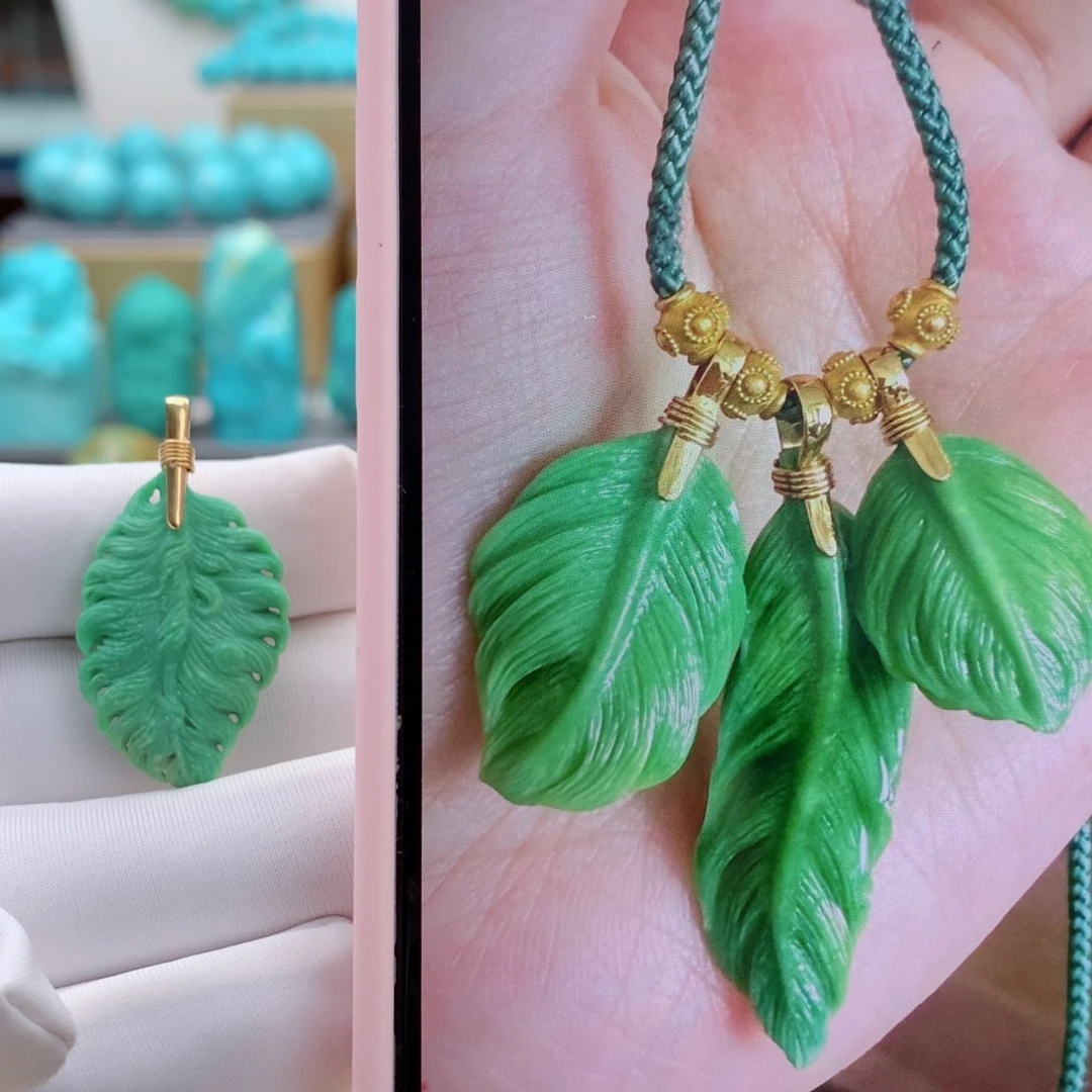 未镶嵌绿松石挂件