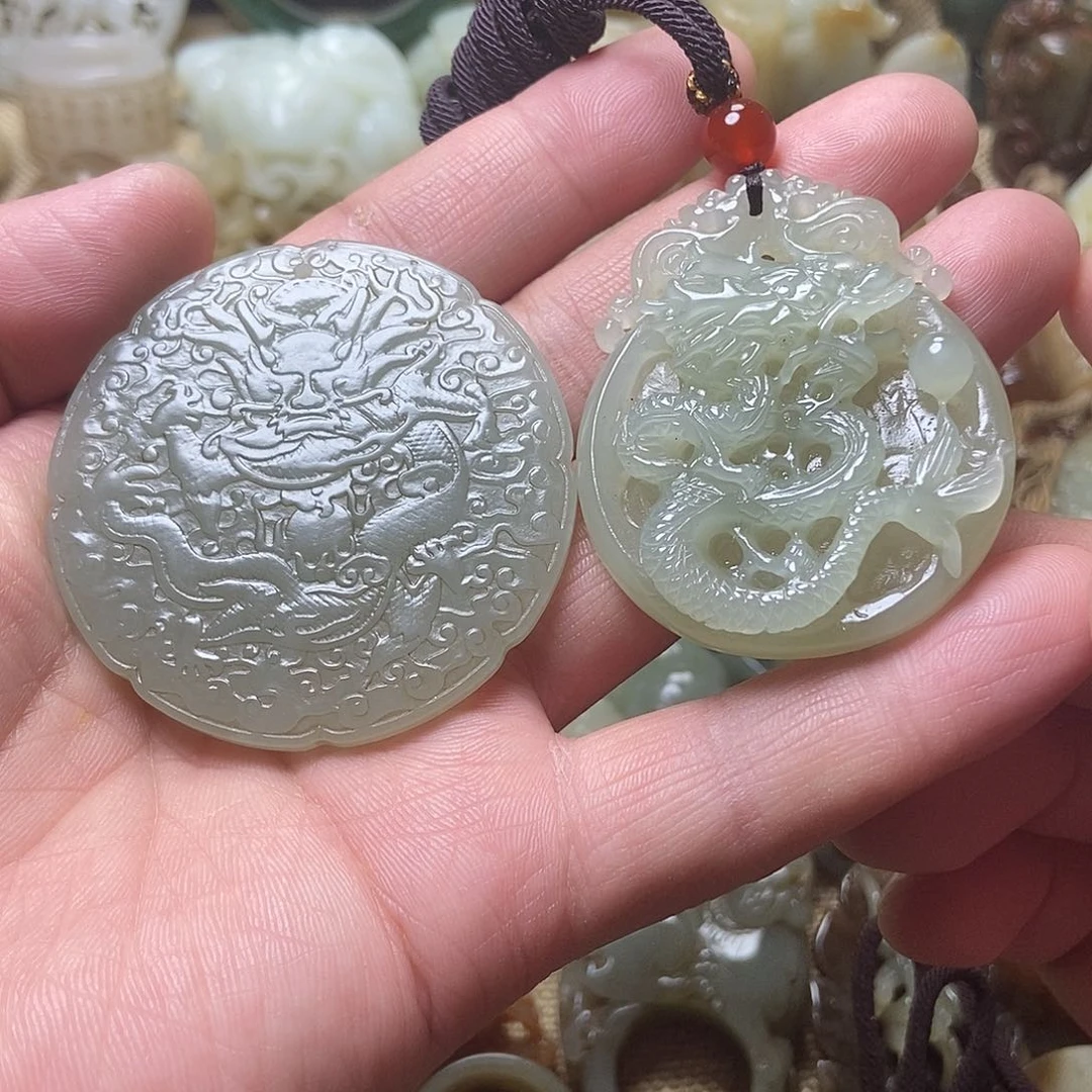 和田玉挂件未镶嵌用****9